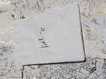 DIOR J'ADORE WHITE COSMETIC POUCH WITH DIOR PAPER GIFT WRAP