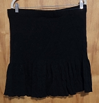 CATHERINE MALANDRINO BLACK WOMEN KNITTING SKIRT 