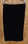 VINCE CAMUTO VELOUR BLACK WOMEN FASHION PENCIL SKIRT 
