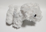 MINI WHITE PLUSH DOG
