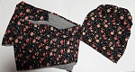 SEVENTEEN WOMEN FLOWERS STYLE SET HAT AND SCARF 