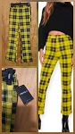 FOREVER 21 YELLOW BLACK WOMEN PANTS 