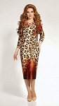 BEAUTIFUL PLUS SIZE ANIMAL WOMEN DRESS # 76 
