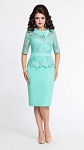 FASHION LIGHT BLUE DESIGNER WOMEN DRESS PLUS SIZE # 4