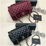 LARGE DESIGNER CHAN LEATHER BAG 
