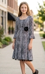 EMILY WEST GRAY SPARKLY FASHION GIRL DRESS 