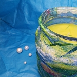 MONET'S NYMPHEAS  CANDLE HANDMADE 