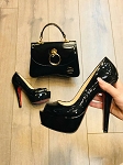 BLACK FASHION LOUBOUTIN MINI BAG