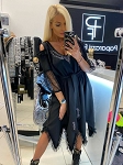 BLACK FASHION WOMEN DRESS WITH GEPUR AUTHENTIC PAPARAZZI FASHION 7957 