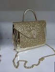 GOLD SPARKLY FASHION CHANEL BAG