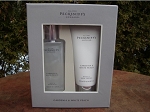 PECKSNIFF'S 2 PC SET GARDENIA & WHITE PEACH SHOWER GEL HAND & BODY LOTION #46