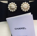 Les Bijoux Fantaisie CHANEL Earrings Authentic 