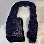 GIVENCHY RARE VINTAGE VELOUR SCARF AUTHENTIC ***
