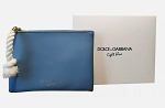 DOLCE & GABBANA LARGE MAKEUP COSMETICS POUCH/ CLUTCH TASSEL BAG PURSE BOXED 