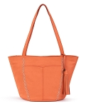 The Sak Este Leather Tote Bag - Guava Authentic 