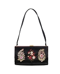 Oscar De La Renta Embroidered Shoulder Bag vintage. 