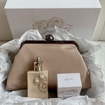 VALENTINA VALENTINO LEATHER CLUTCH PURSE & LOTION 