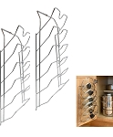2 Pack - Evelots Lid Organizer Pots and Pans/Pot Lid Organizer/Pan