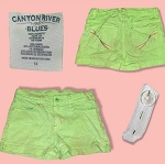 GIRL GREEN SHORTS CANYON RIVER BLUES 