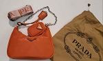 ORANGE DESIGNER WOMEN PRADA BAG