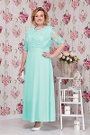  EVENING FASHION LONG BLUE  WOMEN  DRESS PLUS SIZE # 102