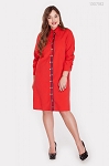 RED WOMEN PLUS SIZE DRESS # 186