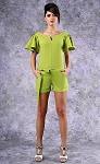 GREEN SUMMER FASHION WOMEN JUMPSUIT 